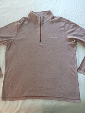 Sz.L Mens Columbia Great Hart Mountain III Half Zip Shirt